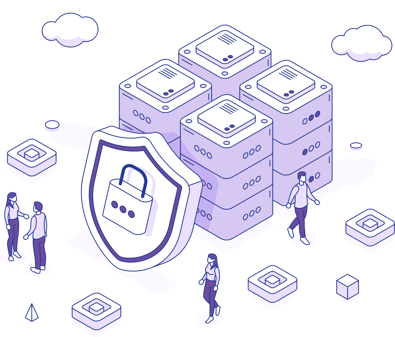Cybersecurity Illustration